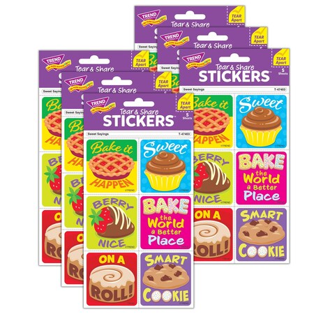 Trend Sweet Sayings Tear & Share Stickers, 180PK T47403